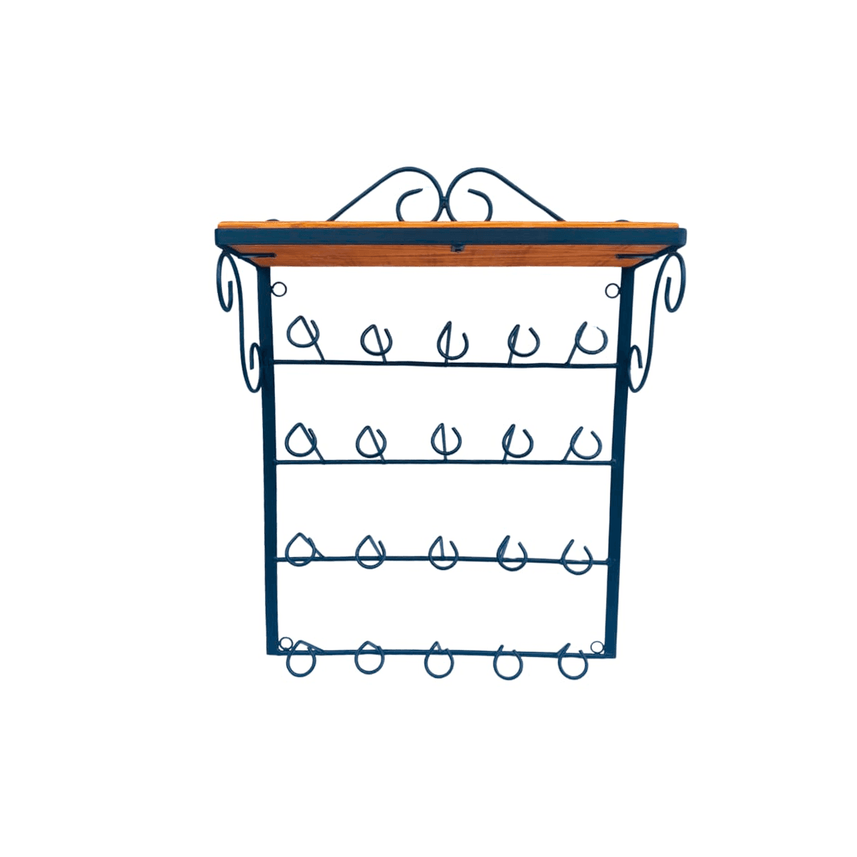 Porta Copos de Parede para 20 Copos Suporte Organizador